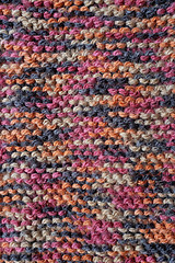 Image showing Length of knitting in multi-coloured yarn