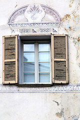 Image showing terrace europe  italy  lombardy      the milano old     grate