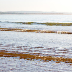 Image showing abstract in morocco  sea africa ocean wave and lanscape  