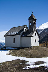 Image showing Chapel at the Alp Islitzer, East Tyrol, Austria