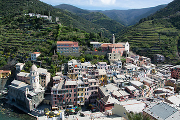 Image showing Vernazza, Cinque Terre, Italy