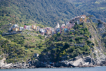 Image showing Corniglia, Cinque Terre, Italy