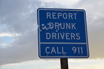 Image showing Report drunk drivers