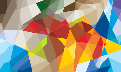 Image showing colorful  geometric abstract background