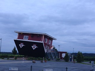 Image showing Funny house upside down