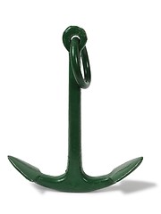 Image showing Green anchor