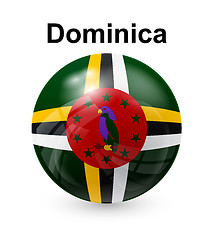 Image showing dominica state flag