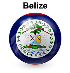 Image showing belize ball flag