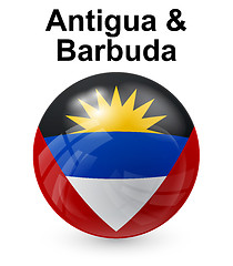 Image showing antigua and barbuda state flag