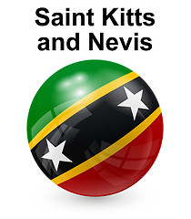 Image showing saint kitts nd nevis state flag
