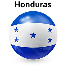 Image showing honduras ball flag