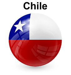 Image showing chile ball flag