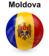 Image showing moldova official state flag