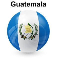 Image showing guatemala ball flag