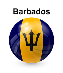 Image showing barbados state flag