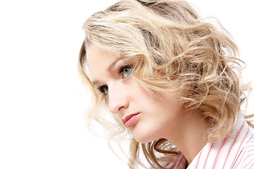 Image showing Portrait of blonde girl