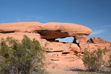 Image showing Piano Rock, Valley of Fire, Nevada, USA