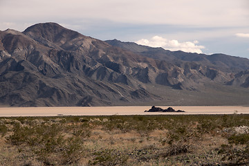 Image showing Moving Rocks, Death Valley NP, California, USA