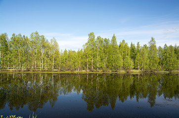 Image showing Lake in Lapland, Finland