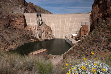 Image showing Theodore Roosevelt Dam, Arizona, USA