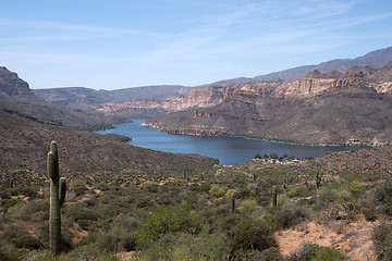 Image showing Theodore Roosevelt Lake, Arizona, USA