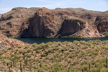 Image showing Theodore Roosevelt Lake, Arizona, USA