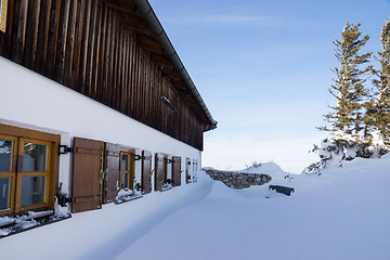 Image showing Fassade in Snow