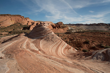 Image showing Fire Wave, Valley of Fire, Nevada, USA