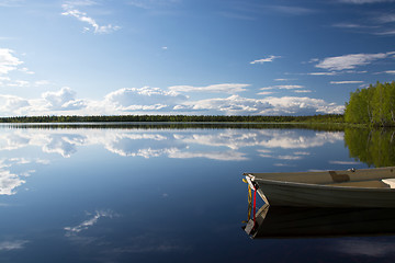 Image showing Lake in Lapland, Finland