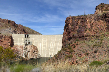 Image showing Theodore Roosevelt Dam, Arizona, USA