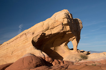Image showing Elephant Rock, Valley of Fire, Nevada, USA