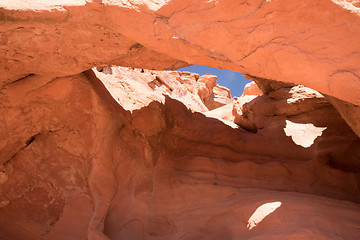 Image showing Fire Cave, Valley of Fire, Nevada, USA