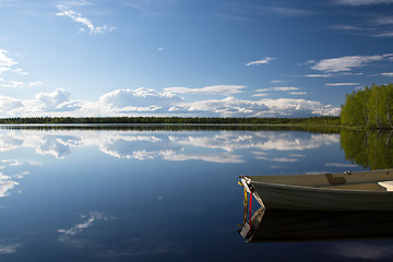 Image showing Lake in Lapland, Finland