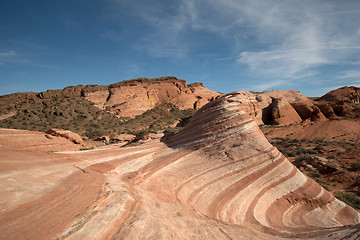 Image showing Fire Wave, Valley of Fire, Nevada, USA