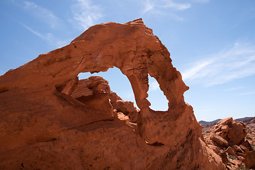 Image showing Double Arch, Valley of Fire, Nevada, USA
