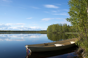 Image showing Lake in Lapland, Finland