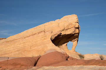 Image showing Elephant Rock, Valley of Fire, Nevada, USA