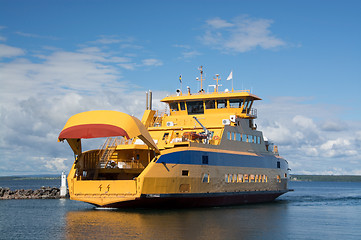 Image showing Car Ferry in Graenna, Sweden