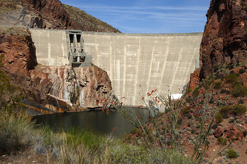 Image showing Theodore Roosevelt Dam, Arizona, USA