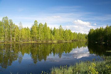 Image showing Lake in Lapland, Finland