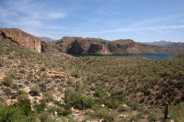 Image showing Theodore Roosevelt Lake, Arizona, USA