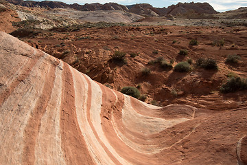 Image showing Fire Wave, Valley of Fire, Nevada, USA