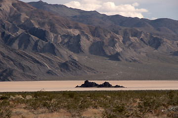 Image showing Moving Rocks, Death Valley NP, California, USA
