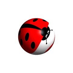 Image showing Ladybug Globe