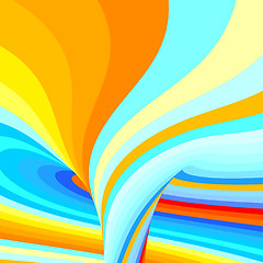 Image showing Abstract swirl background. Vector illustration. 