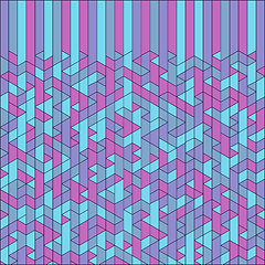 Image showing Abstract Geometric Background. Mosaic. Vector Illustration. 