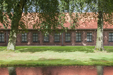 Image showing Old red roof 