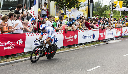 Image showing The Cyclist Jeremy Roy - Tour de France 2015