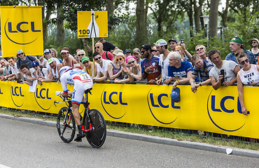 Image showing The Cyclist Jeremy Roy - Tour de France 2015