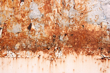 Image showing Abstract steel rusty background